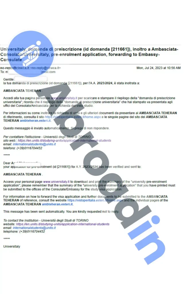 دانشگاه تورین ایتالیا